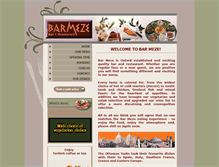 Tablet Screenshot of bar-meze.co.uk